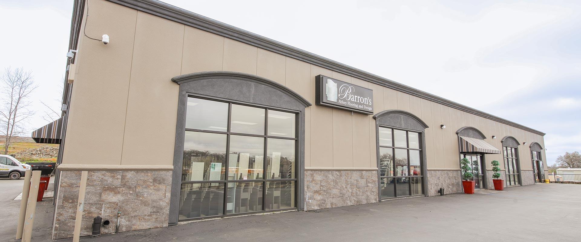 Barron's Flooring & Home showroom storefront in Sutter Creek, California