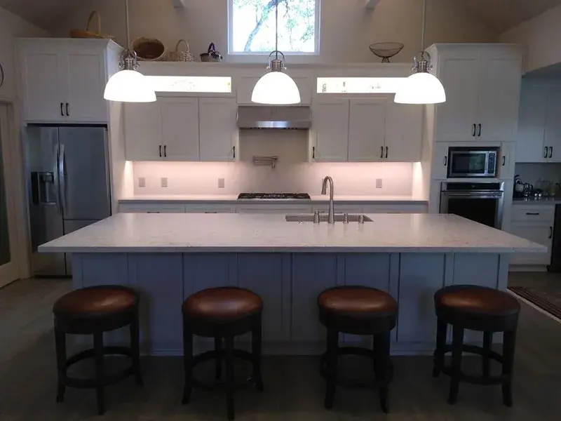 Kitchen project by Barron's Flooring & Home in Sutter Creek, CA featuring Quartz countertop
