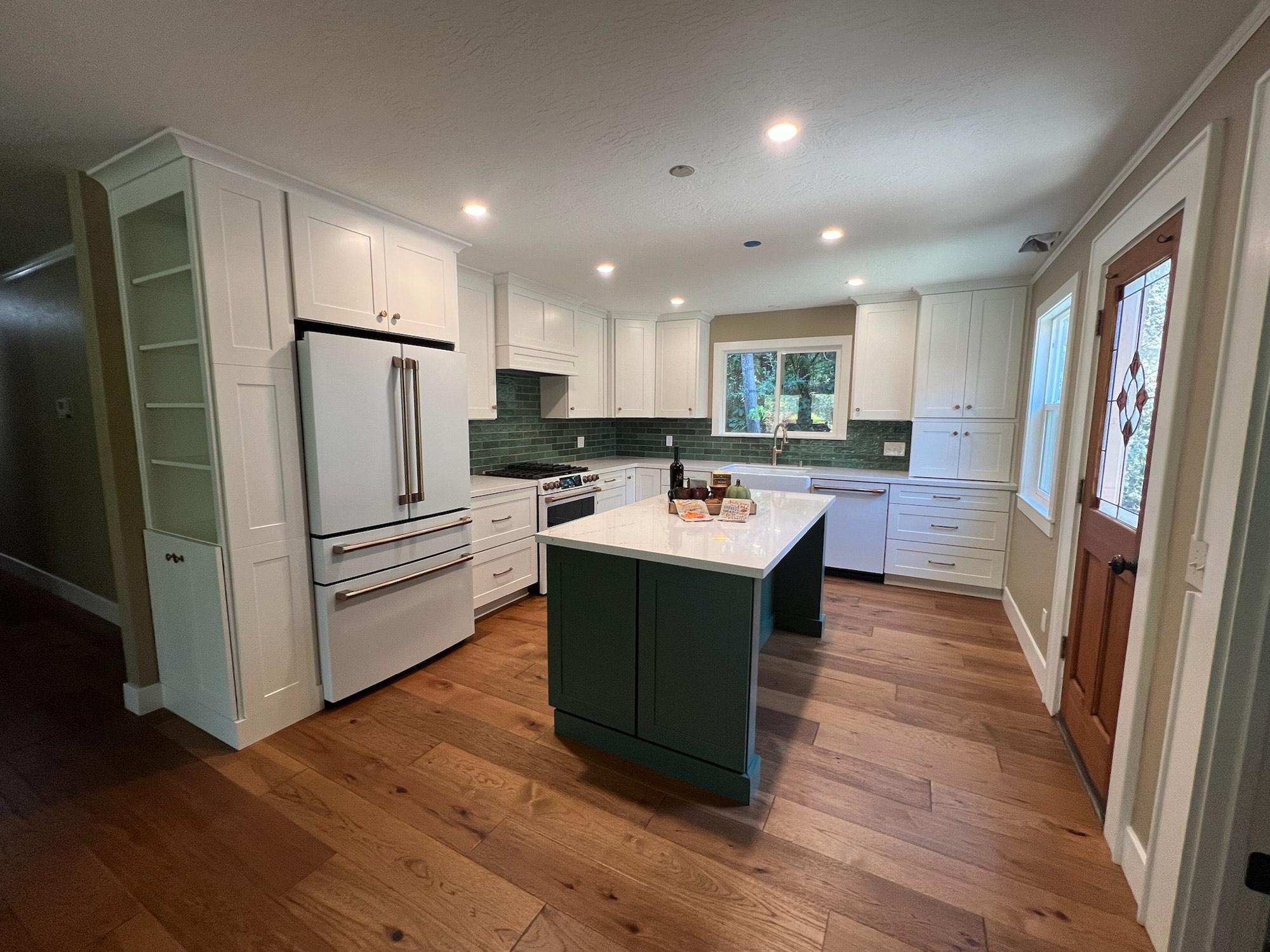 Custom kitchen cabinets installed by Barron's